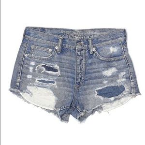 American Eagle Distressed Denim Shorts